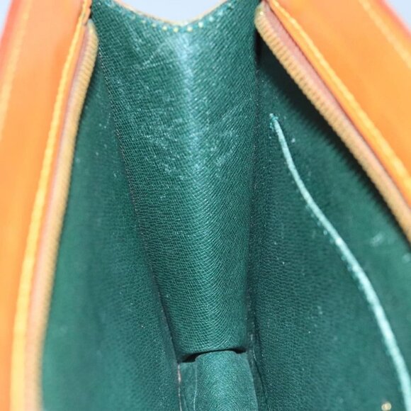 LOUIS VUITTON Epi Pochette Homme Bag Brown Zipangu Gold M52528 LV Auth th5481 - Picture 13 of 16